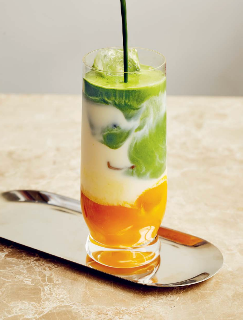 MANGO MATCHA LATTE