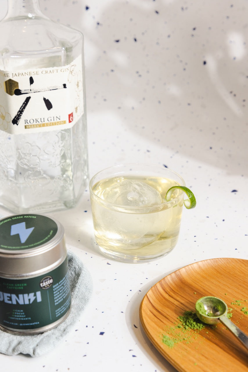 CLARIFIED MATCHA YUZU COCKTAIL