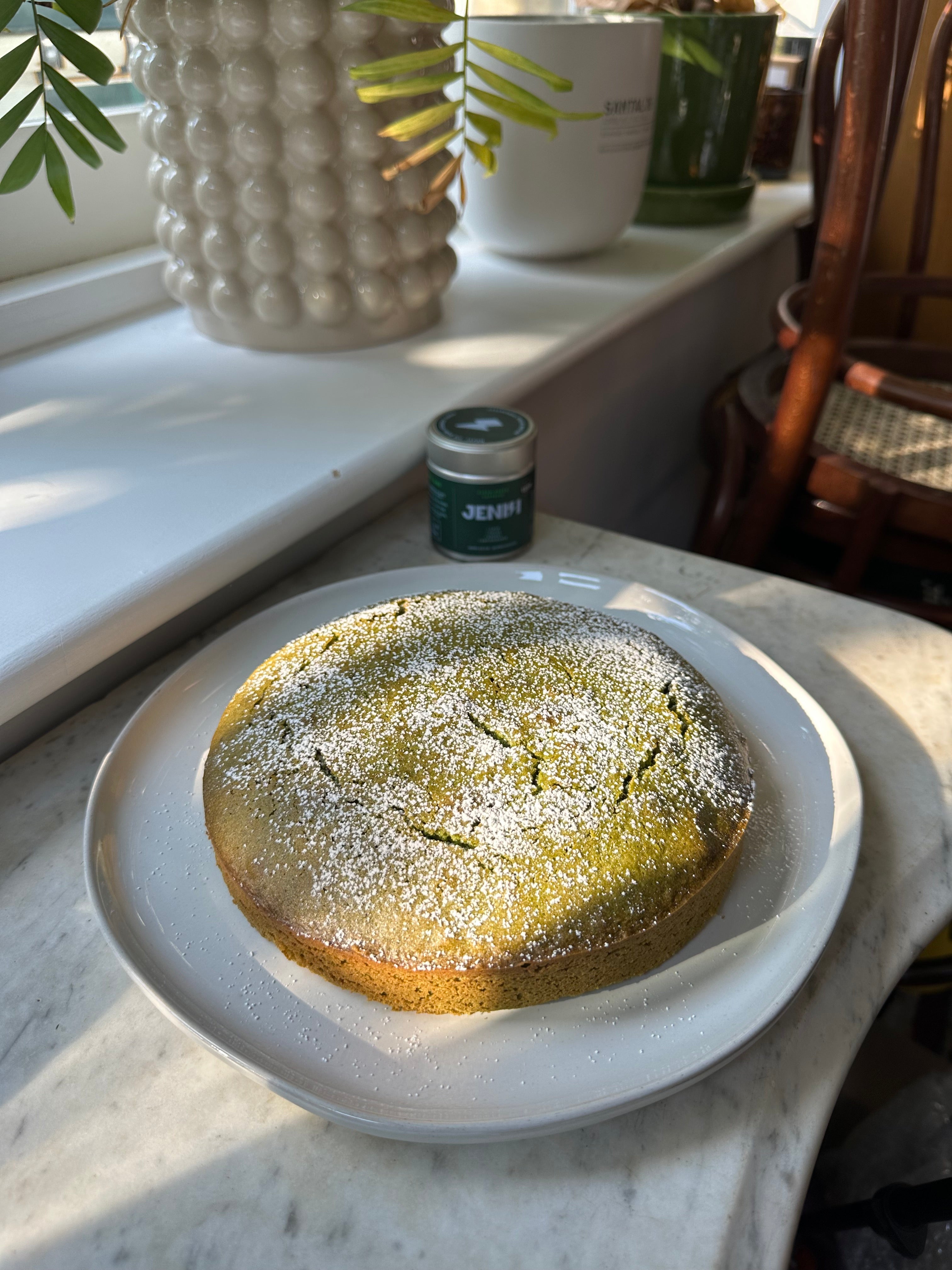 MATCHA OLIVE OIL CAKE