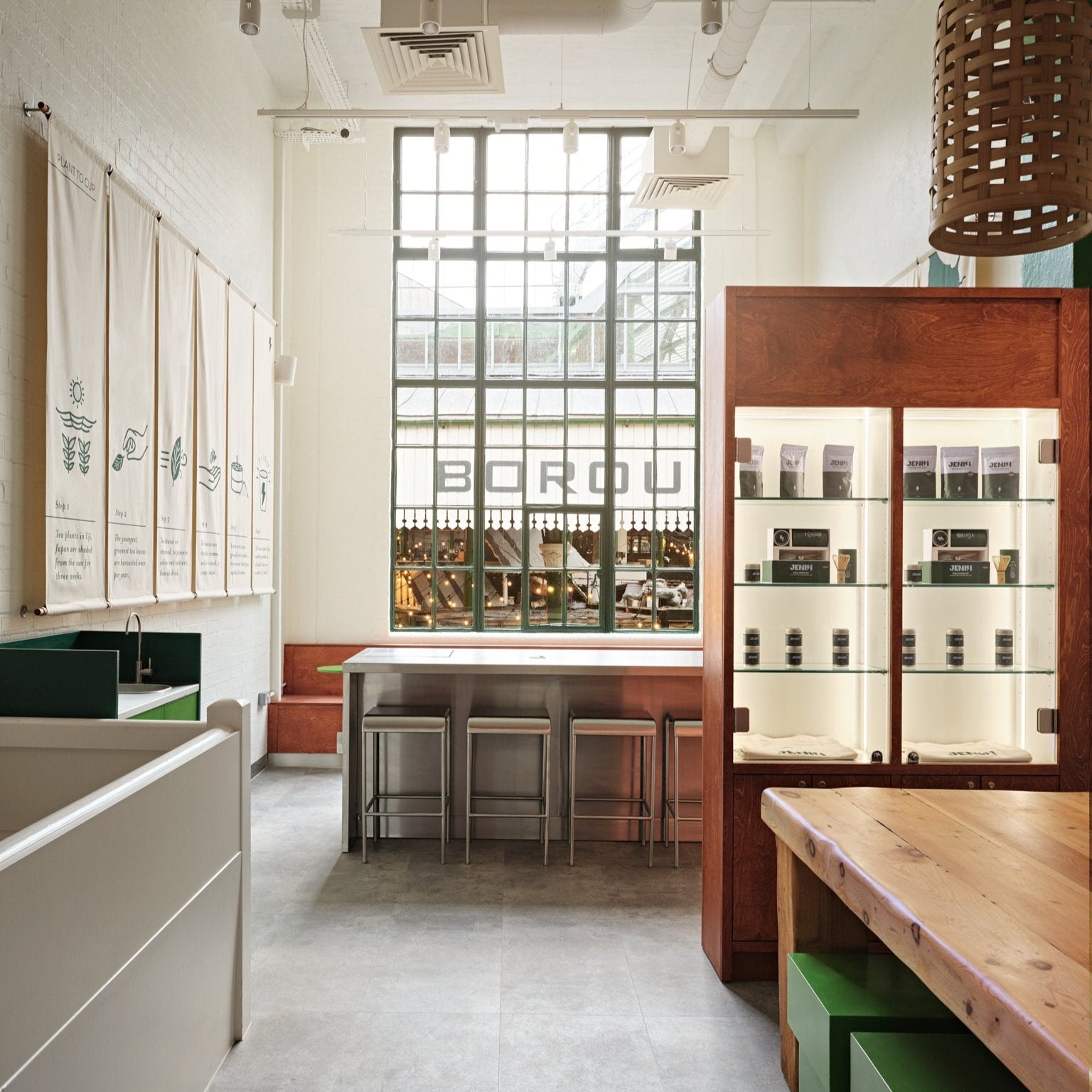 Image of a matcha bar in Borough Market
