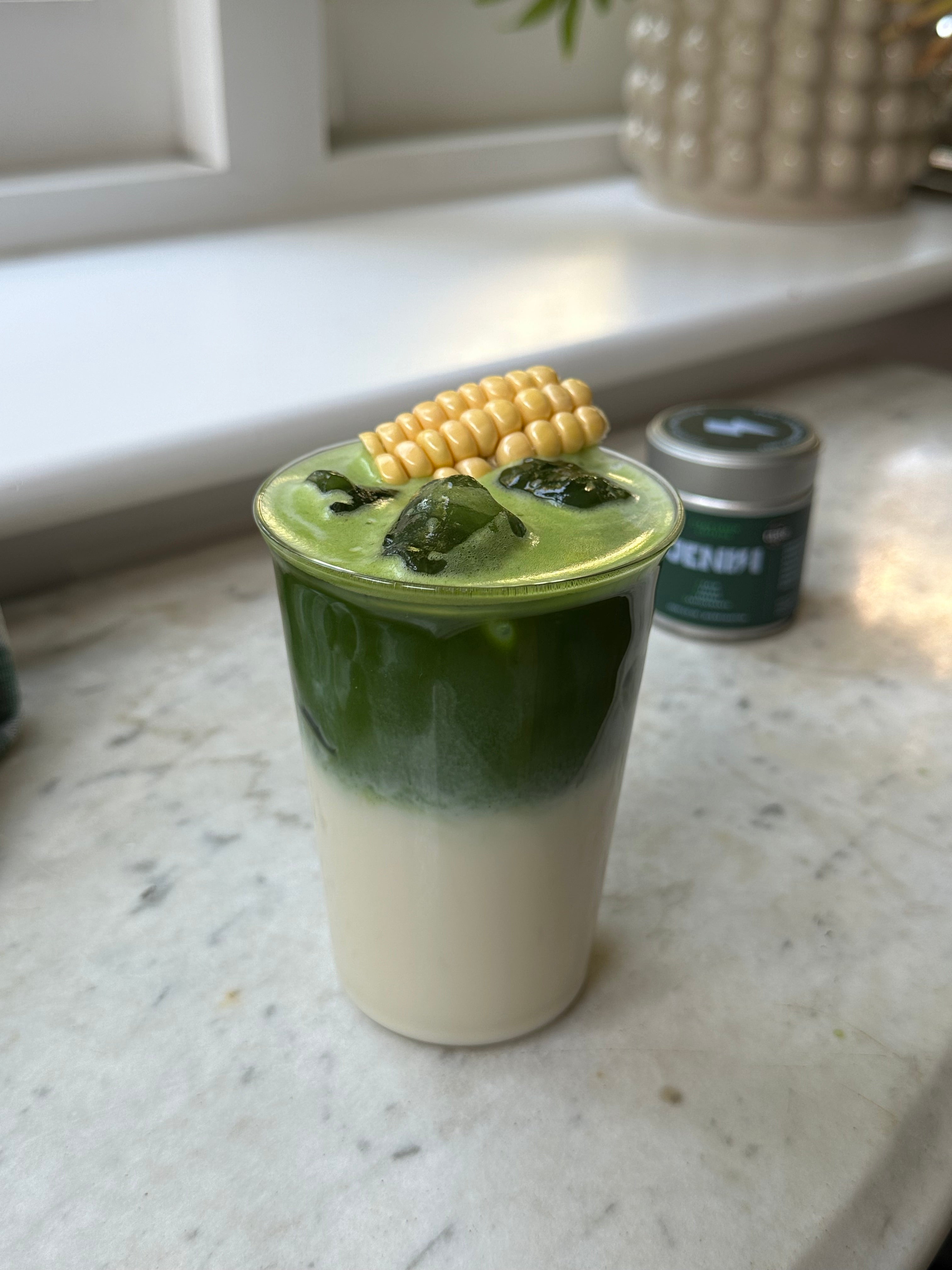 ICED CORN MILK MATCHA