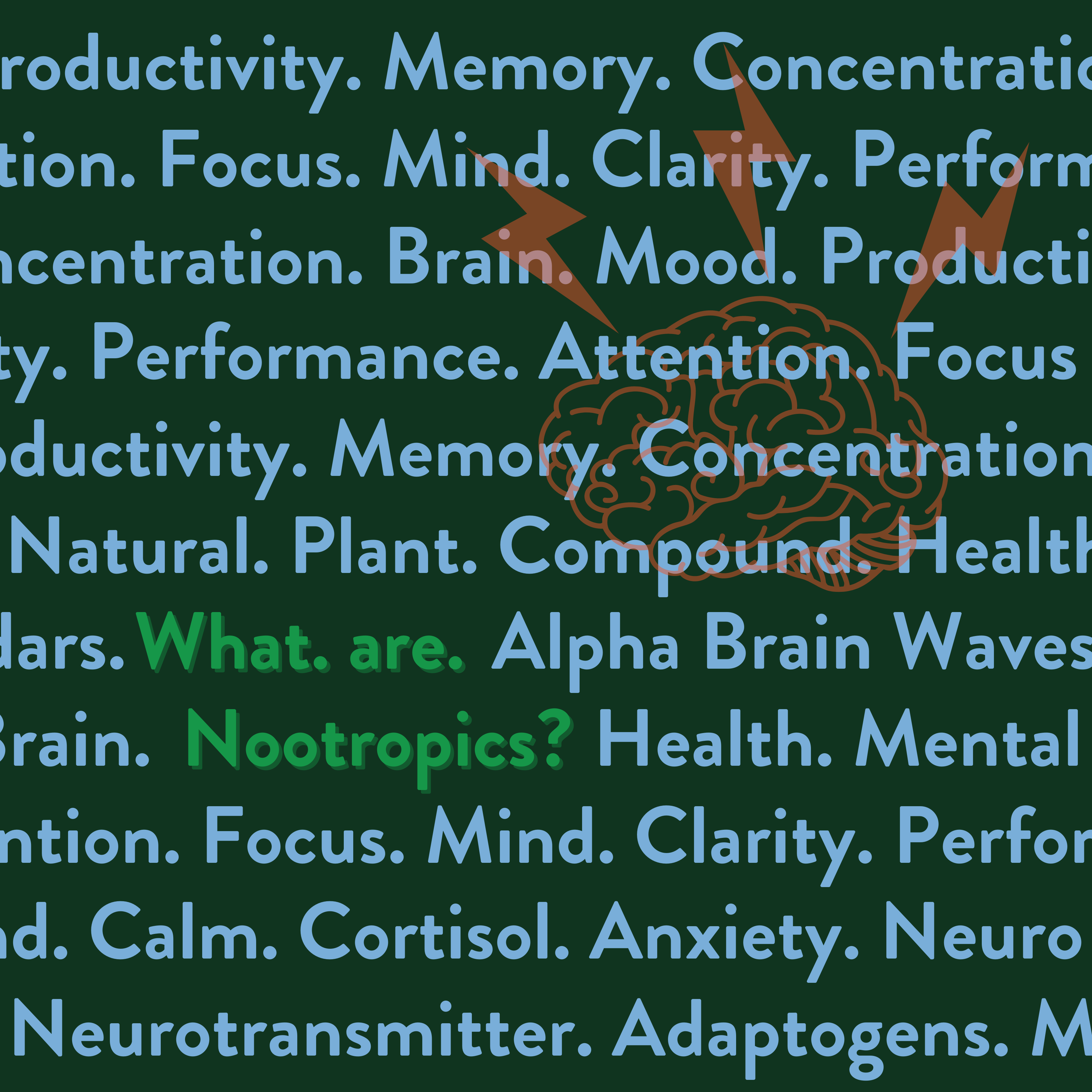 What are nootropics infographic
