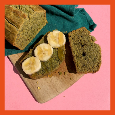 MATCHA BANANA BREAD