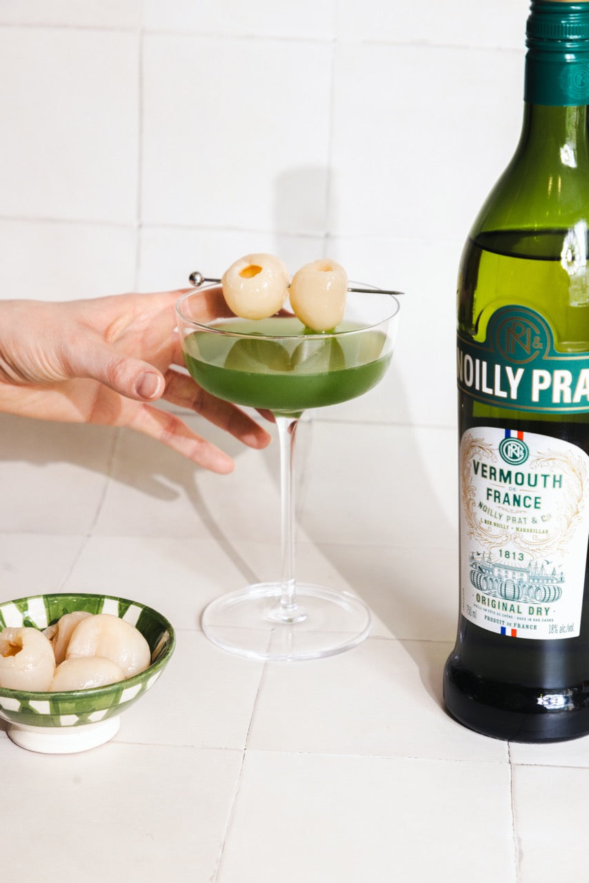 MATCHA LYCHEE MARTINI