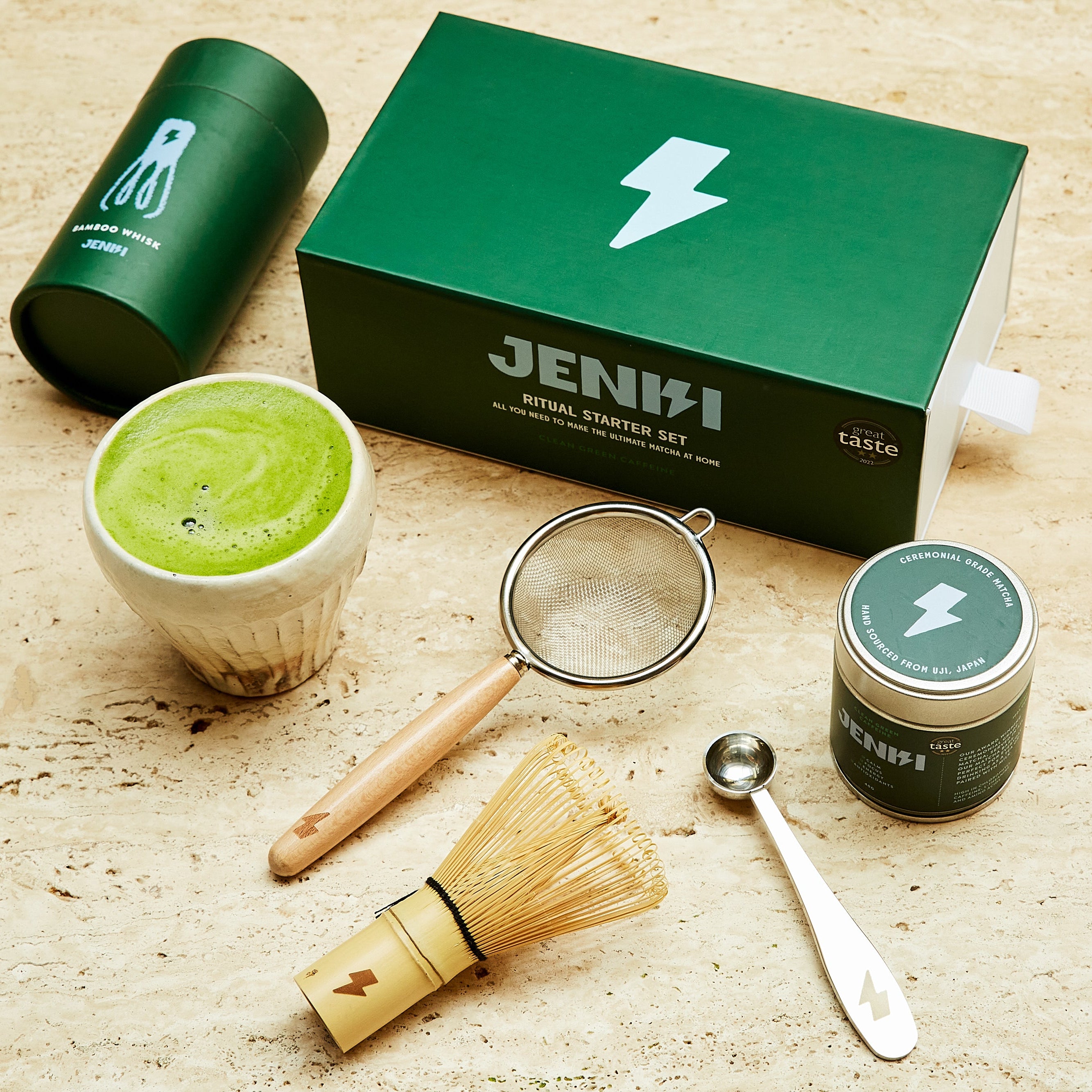 JENKI RITUAL STARTER SET - CEREMONIAL GRADE UJI MATCHA
