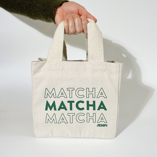 MINI JENKI MATCHA TOTE BAG
