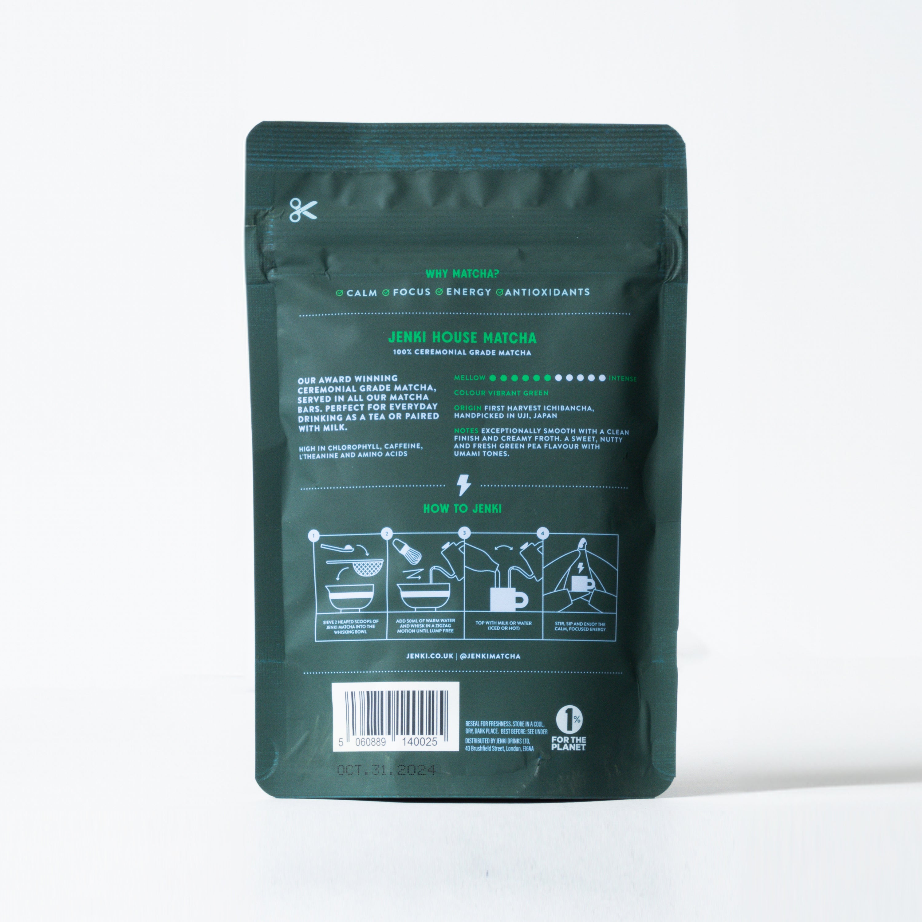 JENKI Uji Matcha | 100g Pouch